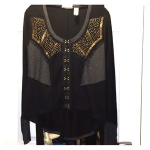 Gimmicks by BKE size large sweater jacket